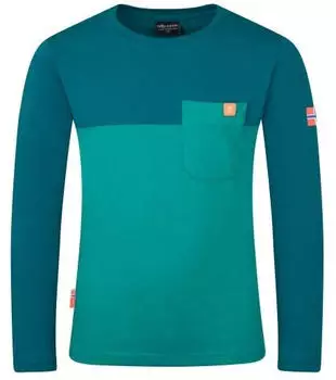 Trollkids Kid's Bergen Longsleeve seagreen/lagoongreen