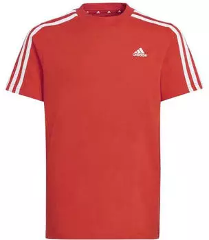 Adidas Essentials 3S Cotton Loose Fit Boyfriend Tee (IX9539) bright red/weiß