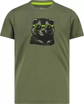 CMP Jungen T-Shirt KID T-Shirt 38T6744 oil green