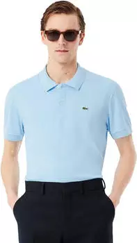 Lacoste Petit Piqu&eacute; Kurzarm-Poloshirt (47354-HBP) hellblau