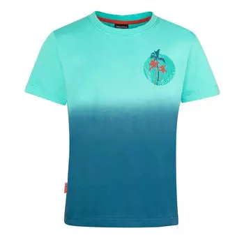 Trollkids Kid's Yttersand Beach T (747-163-110) summernight blue/blue coral