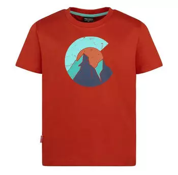Trollkids Kid's Halsafjord T (629-423-176) red clay