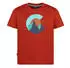 Trollkids Kid's Halsafjord T (629-423-176) red clay