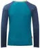 Trollkids Kid's Preikestolen Longsleeve mystic blue/dark marine/pine green