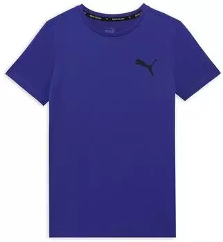 Puma Jungen T-Shirt ACTIVE Small Logo Tee (586980) lapis lazuli