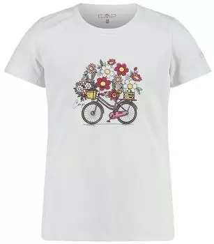 CMP Jungen T-Shirt KID T-Shirt 38T6385 weiss