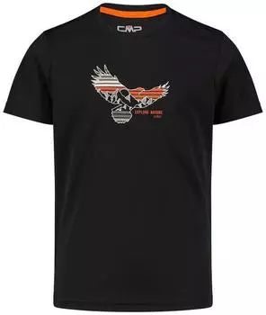 CMP Jungen T-Shirt KID T-SHIRT 38T6744 schwarz