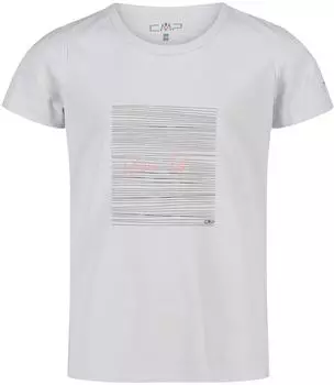 CMP T-Shirt Regular Fit (38T6385-07XR) bianco-orchidea
