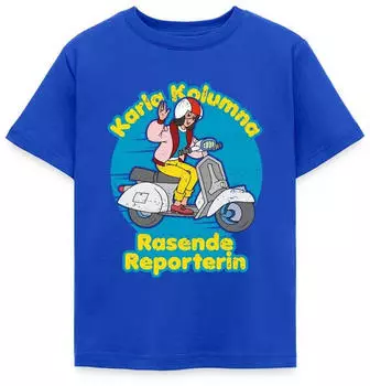 spreadshirt Benjamin Blümchen Karla Kolumna Sensationell Kids T-Shirt (S205909-A116291489-app17-size122) royalblau