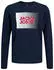 Jack & Jones JJECORP Logo Tee Play LS O-Neck NOOS JNR Langarmshirt (12244209) blau/rot/weiß