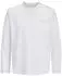 Jack & Jones JJCOLLEGE LOGO TEE Langarmshirt Regular Fit (69529834) bright white