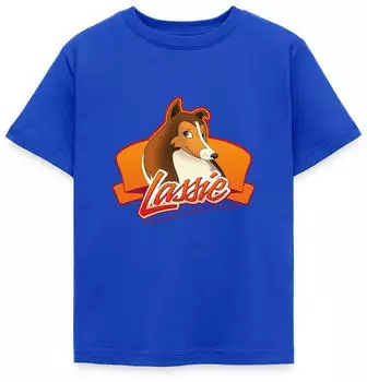spreadshirt Lassie Kinder T-Shirt (D191671089P724-33052-app17-size110) royalblau