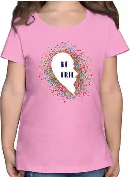 Shirtracer Best Friends Confetti T-Shirt & Body im Partnerlook (PV-65286060) 2 fuchsia