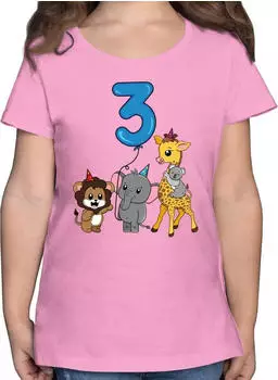 Shirtracer Pferde Reihe T-Shirt rosa