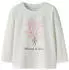 Name It NMFFLORALA LS TOP Langarmshirt (39868225) cloud dancer