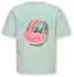 Only KOGHELEN LIFE S/S LOOSE TEE JRS NOOS T-Shirt mit großem Rückendruck (15347335) aqua foam print:watermelon
