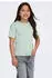 Only KOGHELEN LIFE S/S LOOSE TEE JRS NOOS T-Shirt mit großem Rückendruck (15347335) aqua foam print:watermelon