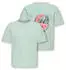 Only KOGHELEN LIFE S/S LOOSE TEE JRS NOOS T-Shirt mit großem Rückendruck (15347335) aqua foam print:watermelon