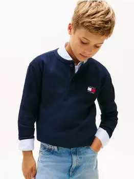 Tommy Hilfiger KB0KB10166 Langarmshirt Regular Fit dark night navy