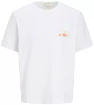 Jack & Jones Jorcanggu Summer Picture Tee SS CN MNI (12278650) bright white
