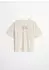 Marc O'Polo T-Shirt mit Print Regular Fit weiß cotton
