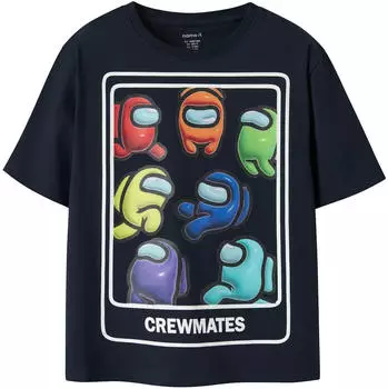 Name It NKMDARIUS Sonic Nreg SS Top Box Kurzarmshirt (13254182) navy/gelb/rot/wei&szlig;