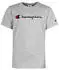Champion Crewneck T-Shirt mit großem Logo (305954-EM031-XS) grau