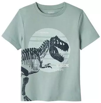 Vertbaudet T-Shirt mit Wendepailletten mintgrün