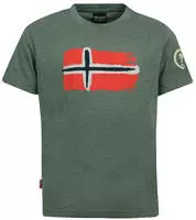 Trollkids Kids Oslo T khaki green - Gr&ouml;&szlig;e 92 Kinder