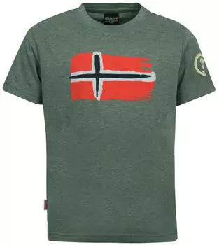 Trollkids Oslo T Kids T-Shirt khaki green