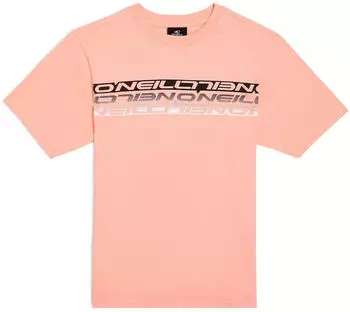 O'Neill Stripe T-Shirt (14035) coral pop