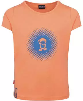 Trollkids Girls Logo T T-Shirt coral haze