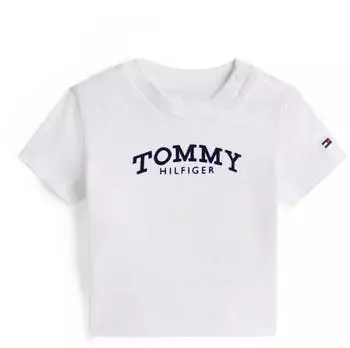 Tommy Hilfiger Newborn MONOTYPE Logo Tee S/S (KN0KN02146) navy/wei&szlig;