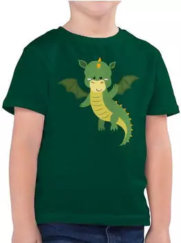 Shirtracer Pferde Reihe T-Shirt (PV-57175886) tannengrün