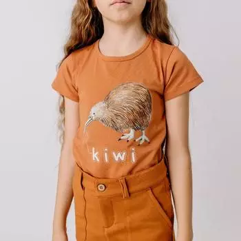 Walkiddy Kinder T-Shirt GOTS-zertifiziert Bio-Baumwolle grün