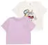 Only KOGMAIKEN LIFE SKULL SS TOP JRS 2-Pack T-Shirt (93607266) orchid bloom/cloud dancer