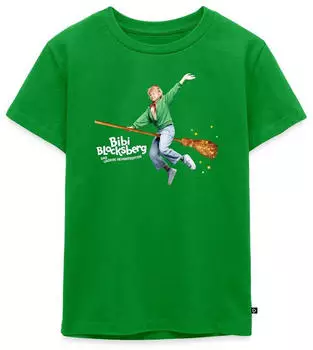 spreadshirt Bibi Blocksberg Kinder Premium Langarmshirt grün
