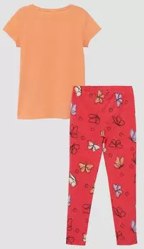 s.Oliver Shirt & Leggings Set Regular Fit (2179588) orange