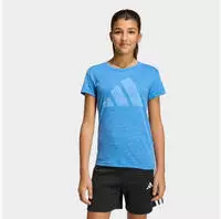 adidas Essentials T-Shirt M&auml;dchen KD6036 - ray blue/white 170