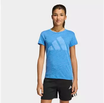 Adidas Everyday Glam Graphic T-Shirt Junior (87496930) ray blue/wei&szlig;