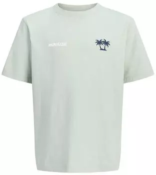 Jack & Jones JACCANDY SANTA SS TEE AND PANTS JNR T-Shirt aqua gray