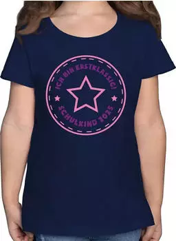 Shirtracer Baby T-Shirt 2. Geburtstag Ich Bin Schon Zwei Blumenkranz (PV-56155994) dunkelblau