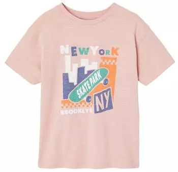 Vertbaudet T-Shirt mit Print Basic (341023758) blush