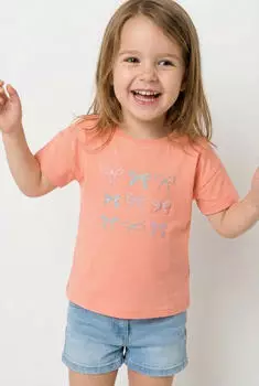 Blue Seven T-Shirt mit Frontdruck (42487832) lachs