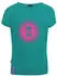 Trollkids Girls Logo T T-Shirt smaragd/rubine red