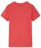 vidaXL Kinder T-Shirt mit Löwenprint Kurzarm Rundhals (12282) rot