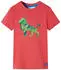 vidaXL Kinder T-Shirt mit Löwenprint Kurzarm Rundhals (12282) rot