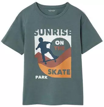 Vertbaudet Boys T-Shirt mit grafischem Print (700261158) aqua
