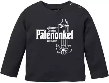 MoonWorks Langarmshirt 'Ich bin der Beweis dass Papa nicht nur zockt' (11620) schwarz