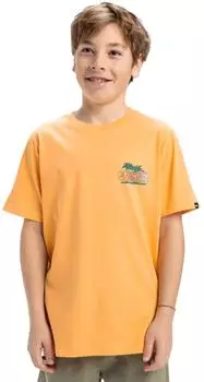 Quiksilver Ev Sunny Palms Kurzarm T-Shirt (EQBZT04855-ngr0) chamois